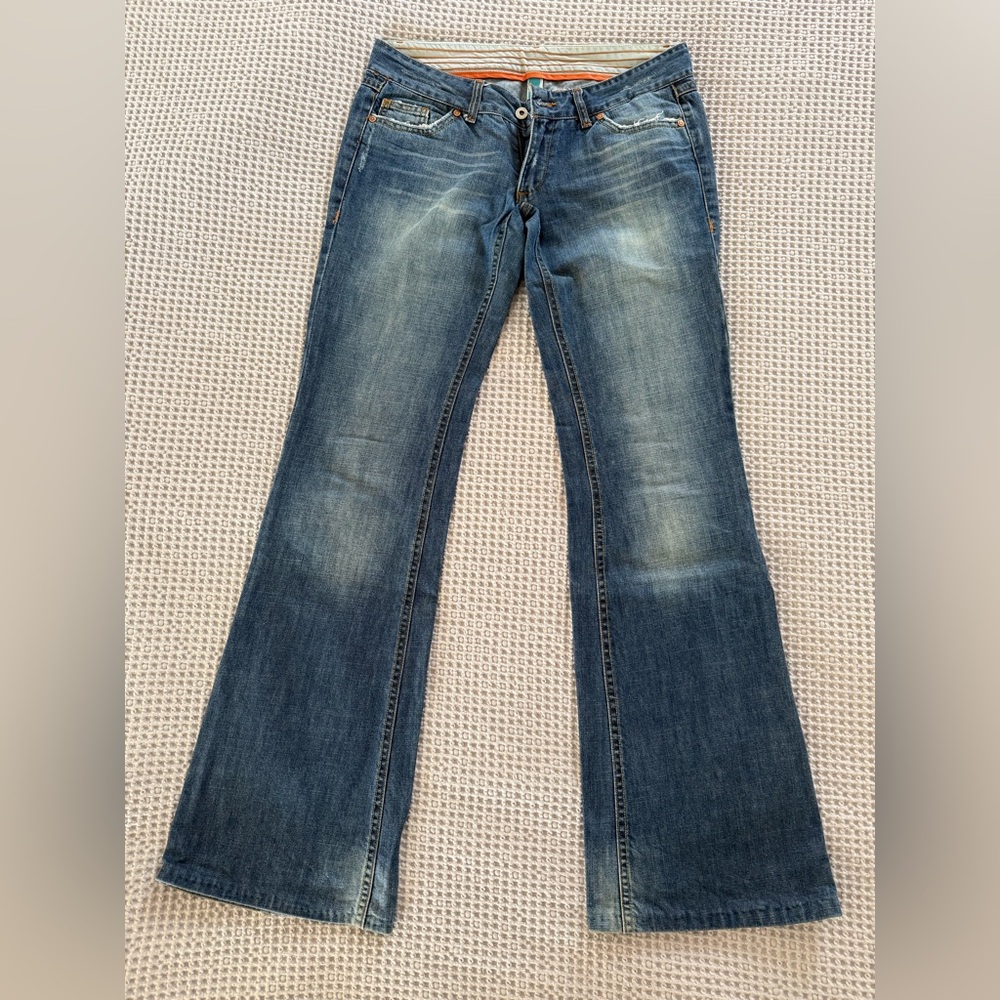 ✨ Vintage Zara Low-Rise Bootcut Jeans | Non-Stretch Y2K Denim ✨